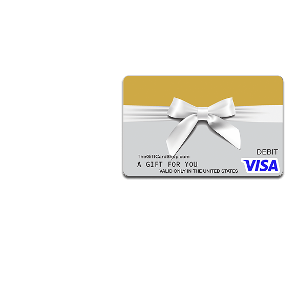 Main Hero 1 - Shop Wrapped Bow Silver Visa Gift Card