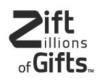 Logo of the Gift Card Shop with a present Icon