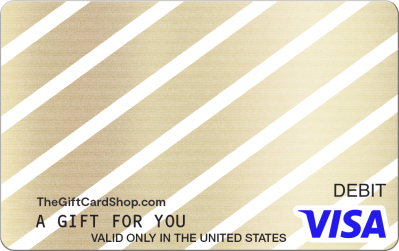 Visa Gold Diagonal Gift Card
