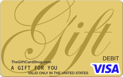 Visa Gold Script Gift Card 
