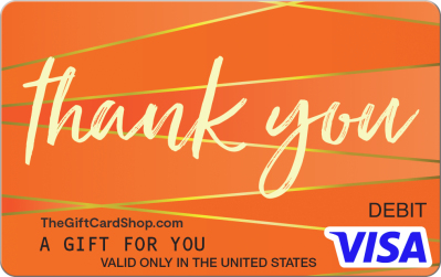 Visa Thanks Orange Gift Card
