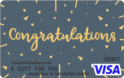 Visa Fancy Congrats Gift Card
