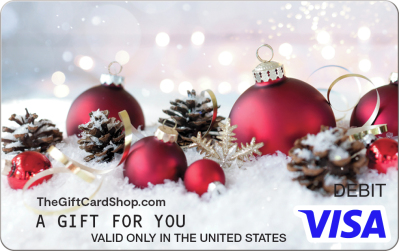 Visa Snowy Ornaments Gift Card