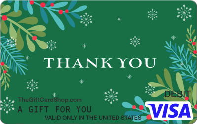Visa Christmas Thank You Gift Card