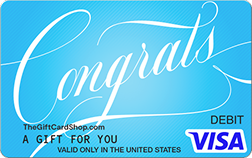 Visa Congrats Blue Gift Card
