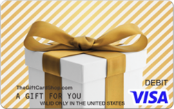 Visa Blonde Bow Gift Card