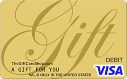 Visa Gold Script Gift Card 