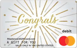 Mastercard Congrats Burst Gift Card