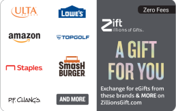 A Gift For You - Zift Gift Card