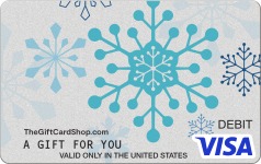 Featured Card 4 - Visa® Snowflakes Gift Card