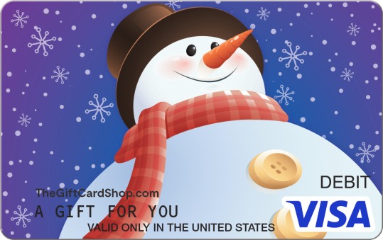 Featured Card 2 - Visa® Magical Snowman Gift Card